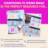 Countdown to Spring Break, School Counseling Spring Activity Pack